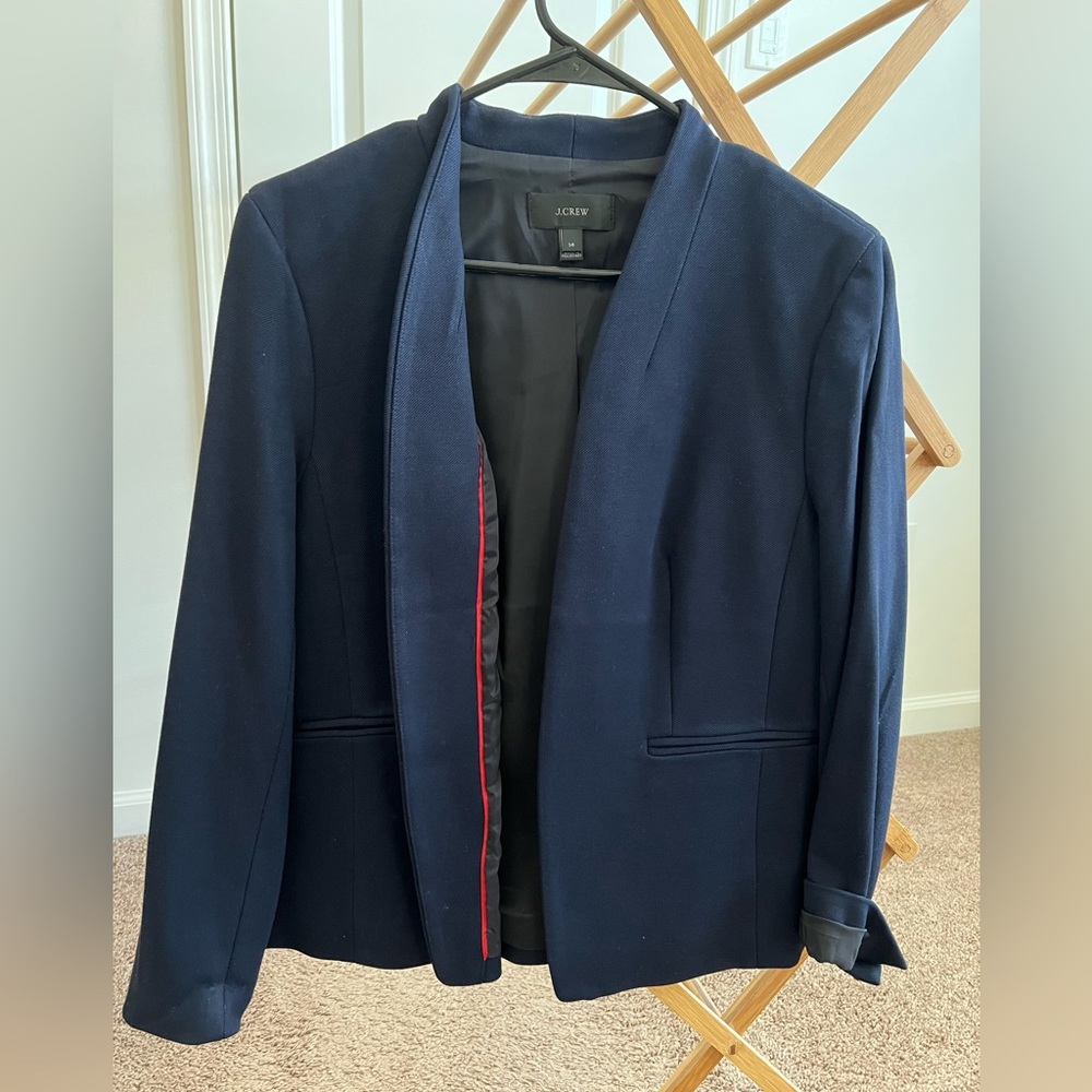 Women’s J.Crew Blazer, Navy, Size 14